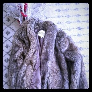 BB Dakota faux fur jacket.
